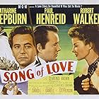 Katharine Hepburn, Paul Henreid, and Robert Walker in Song of Love (1947)