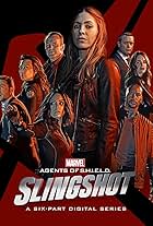 Ming-Na Wen, Henry Simmons, Clark Gregg, Iain De Caestecker, Jason O'Mara, Natalia Cordova-Buckley, Chloe Bennet, and Elizabeth Henstridge in Agents of S.H.I.E.L.D.: Slingshot (2016)