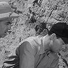 John Agar and Nestor Paiva in The Mole People (1956)