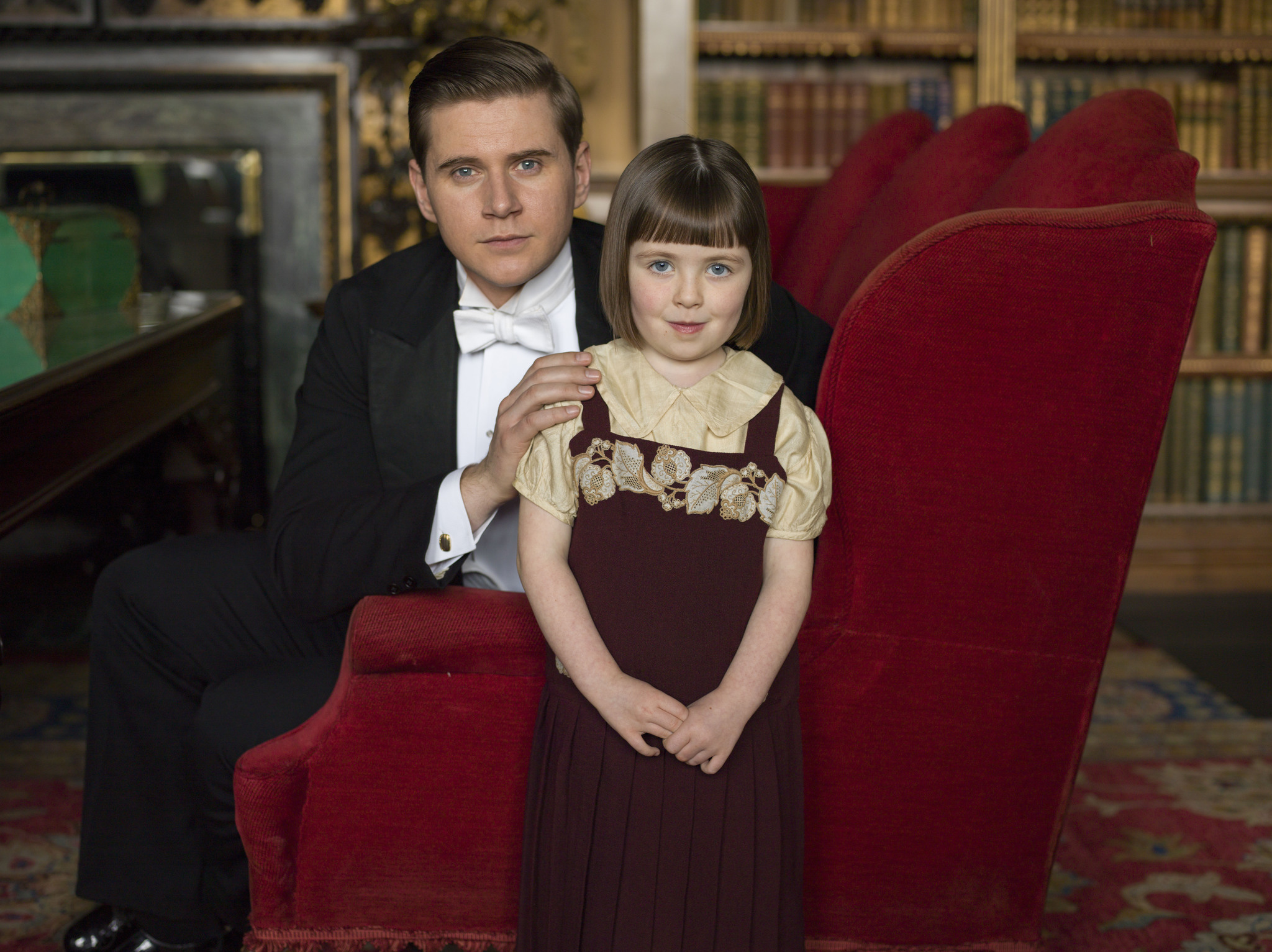 Allen Leech and Fifi Hart in Downton Abbey (2010)