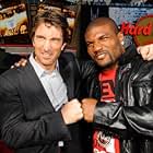 Sharlto Copley and Quinton 'Rampage' Jackson in The A-Team (2010)