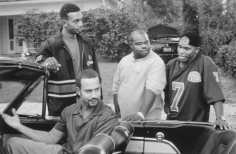 Bill Bellamy, Pierre Edwards, Jermaine Hopkins, and Anthony Johnson in How to Be a Player (1997)