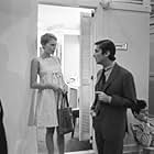 Mia Farrow and Robert Evans