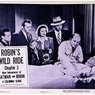 Jane Adams, Phil Arnold, Johnny Duncan, Robert Lowery, and Lyle Talbot in Batman and Robin (1949)