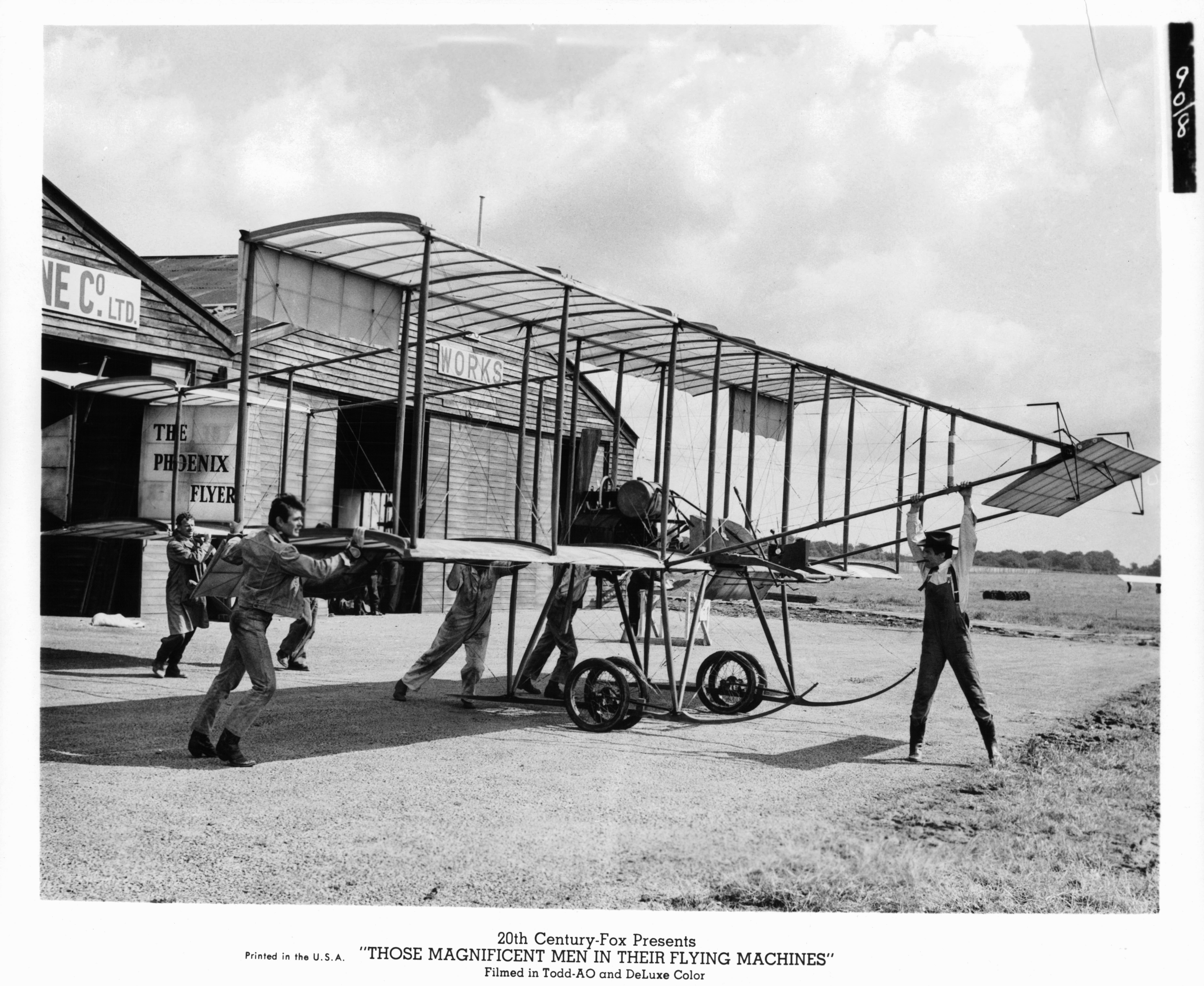 Sam Wanamaker and Stuart Whitman in Those Magnificent Men in Their Flying Machines or How I Flew from London to Paris in 25 Hours 11 Minutes (1965)