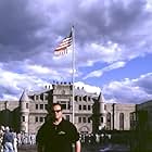 Director ROD LURIE stands in front of the historic Tennessee State Penitentiary, which served as the location set