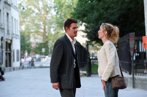 Ethan Hawke and Julie Delpy in Before Sunset (2004)