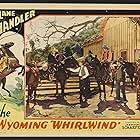 Bob Burns, Yakima Canutt, Lane Chandler, Jack Kirk, Jack Rockwell, Harry Todd, Wally West, and Raven the Horse in The Wyoming Whirlwind (1932)