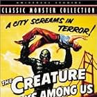 Jeff Morrow, Gregg Palmer, Rex Reason, and Leigh Snowden in The Creature Walks Among Us (1956)