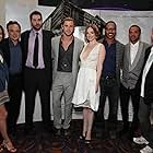 Amy Acker, Joss Whedon, Brian White, Bradley Whitford, Jesse Williams, Chris Hemsworth, Drew Goddard, and Kristen Connolly at an event for The Cabin in the Woods (2011)