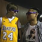 Jon M. Chu and Justin Bieber in Justin Bieber: Never Say Never (2011)