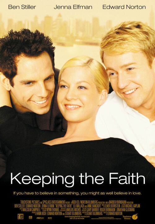 Jenna Elfman, Edward Norton, and Ben Stiller in Keeping the Faith (2000)