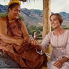 Julie Andrews and Jocelyne LaGarde in Hawaii (1966)