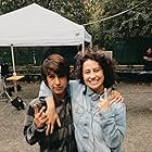 James & Ilana Glazer on the set of Broad City. (2013)