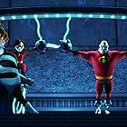 Holly Hunter, Jason Lee, Craig T. Nelson, Sarah Vowell, and Spencer Fox in The Incredibles (2004)