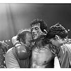Sylvester Stallone, Talia Shire, Tony Burton, and Burt Young in Rocky III (1982)