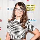 VENICE, CA - SEPTEMBER 22: Actress Milana Vayntrub arrives at the 2014 SMWLA Social 25 Party