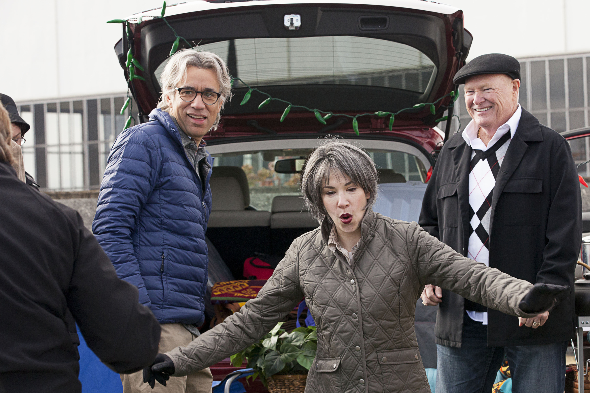 Fred Armisen, Michael Moore, Carrie Brownstein, Kevin Michael, Angel Bouchet, and Andrea Yates in Portlandia (2011)