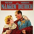 Marlene Dietrich and Victor McLaglen in Dishonored (1931)