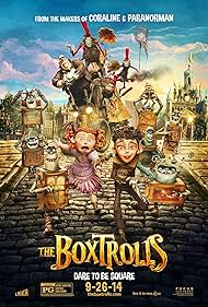 Ben Kingsley, Dee Bradley Baker, Steve Blum, Pat Fraley, Nick Frost, Nika Futterman, Tracy Morgan, Fred Tatasciore, Elle Fanning, Richard Ayoade, and Isaac Hempstead Wright in The Boxtrolls (2014)