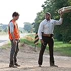 James Marsden and Laz Alonso in Straw Dogs (2011)