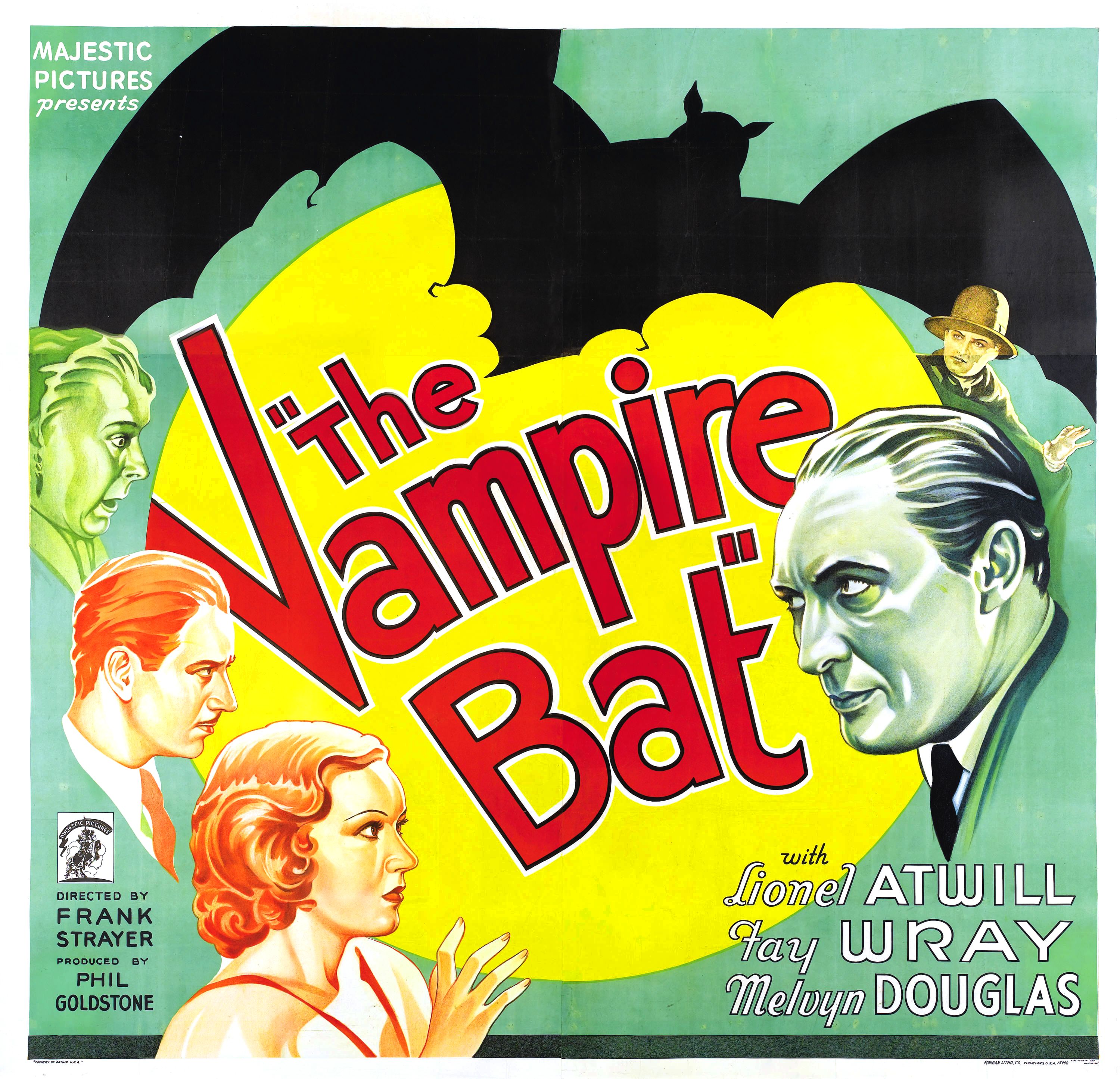 Melvyn Douglas, Lionel Atwill, Maude Eburne, and Fay Wray in The Vampire Bat (1933)