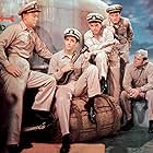 Van Johnson, Robert Francis, Arthur Franz, Fred MacMurray, and Jerry Paris in The Caine Mutiny (1954)