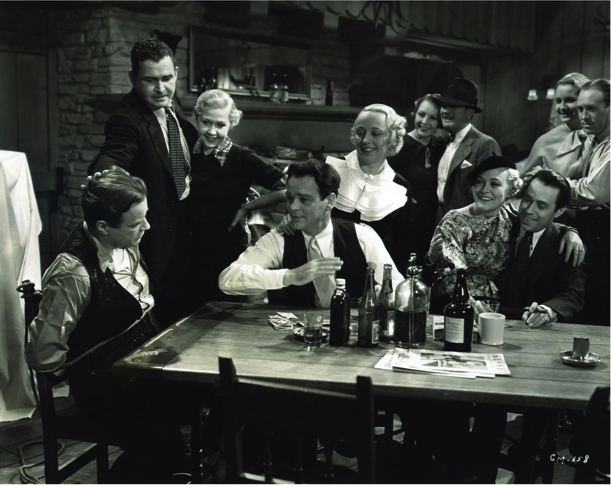 Marie Astaire, Florence Dudley, William Harrigan, Russell Hopton, Barton MacLane, Noel Madison, Frances Morris, and Gertrude Short in 'G' Men (1935)