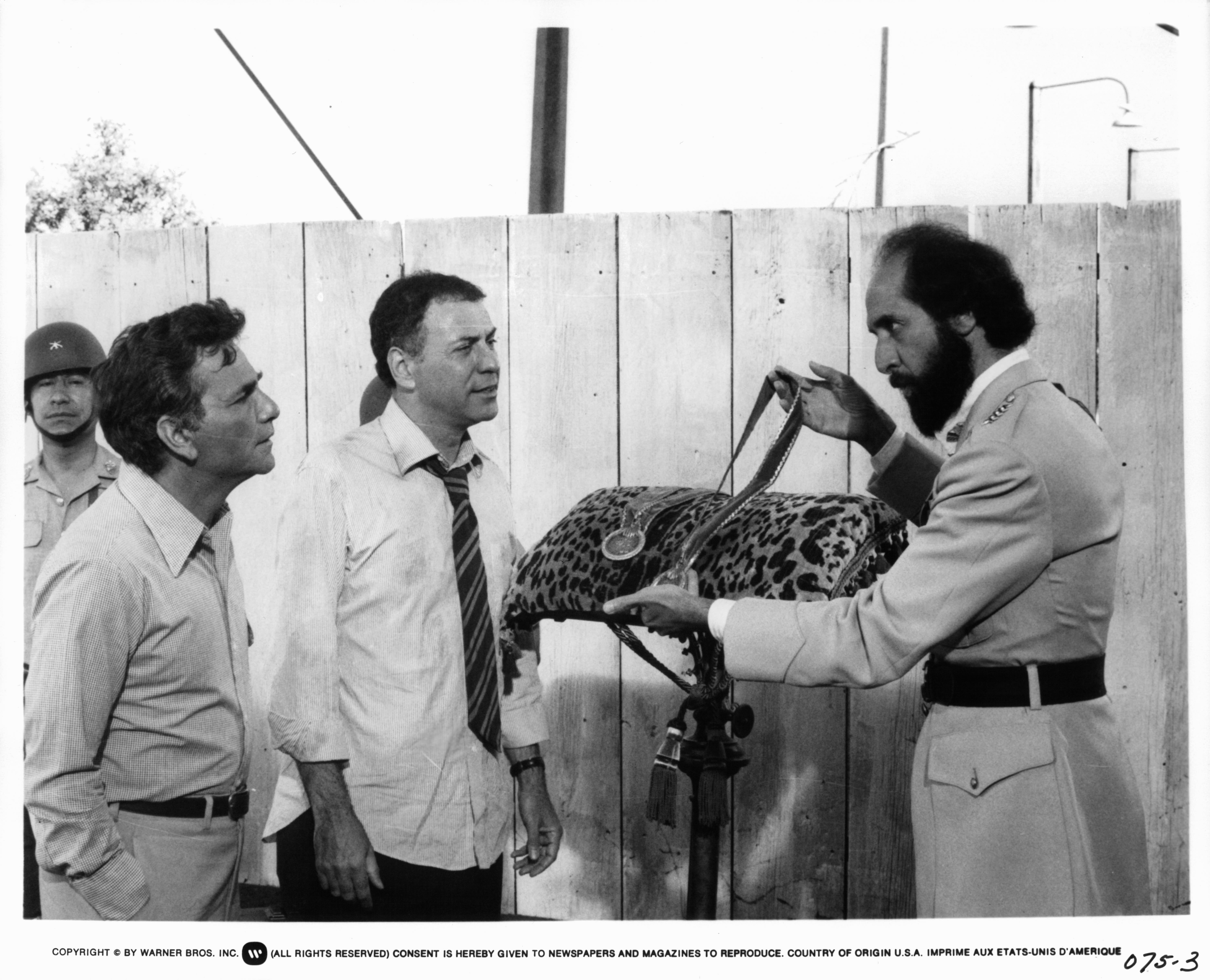 Alan Arkin, Peter Falk, and Richard Libertini in The In-Laws (1979)