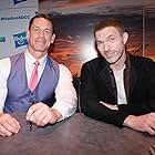 John Cena and Travis Knight at an event for Bumblebee (2018)