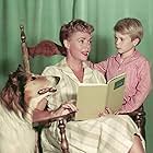 June Lockhart, Jon Provost, Lassie the Dog, and Lassie in Lassie (1954)