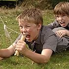 Bill Milner and Will Poulter in Son of Rambow (2007)