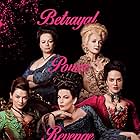 Liv Tyler, Lesley Manville, Samantha Morton, Jessica Brown Findlay, and Eloise Smyth in Harlots (2017)