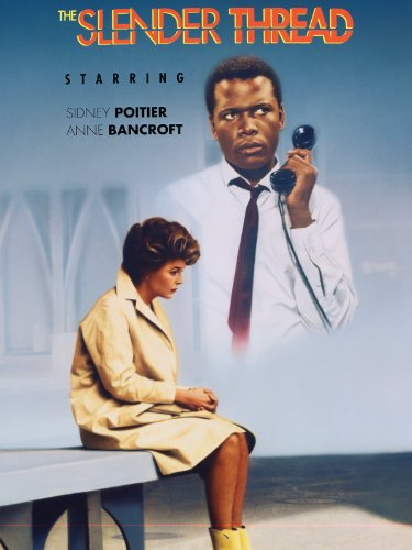 Anne Bancroft and Sidney Poitier in The Slender Thread (1965)