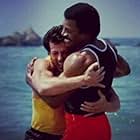 Sylvester Stallone and Carl Weathers in Rocky III (1982)