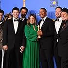 Avi Arad, Phil Lord, Christopher Miller, Peter Ramsey, Rodney Rothman, Christina Steinberg, Amy Pascal, and Bob Persichetti at an event for 2019 Golden Globe Awards (2019)