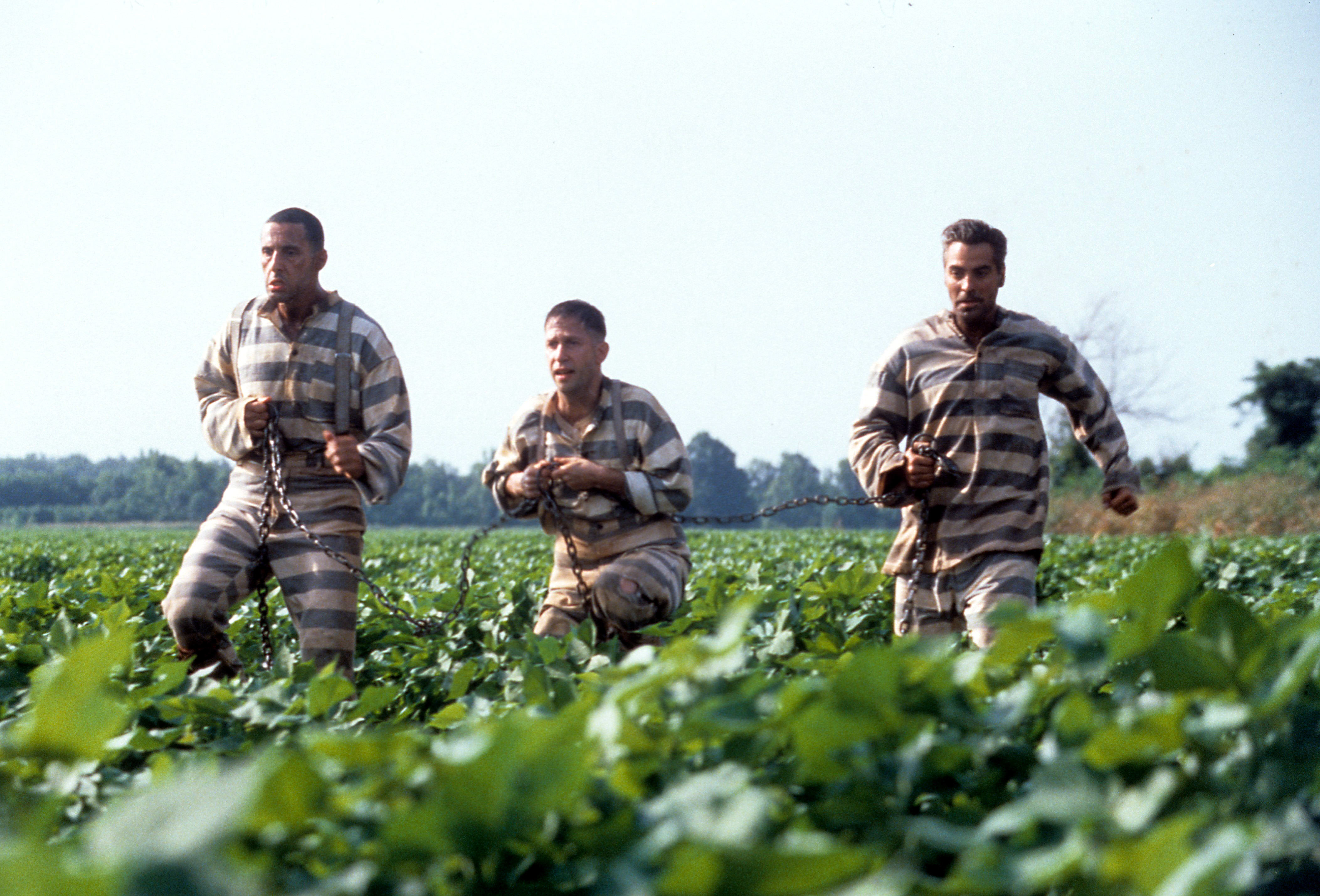 George Clooney, John Turturro, and Tim Blake Nelson in O Brother, Where Art Thou? (2000)