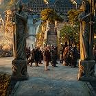 Jed Brophy, John Callen, Martin Freeman, Mark Hadlow, Peter Hambleton, William Kircher, Graham McTavish, James Nesbitt, Dean O'Gorman, Ken Stott, Stephen Hunter, Bret McKenzie, Aidan Turner, and Adam Brown in The Hobbit: An Unexpected Journey (2012)