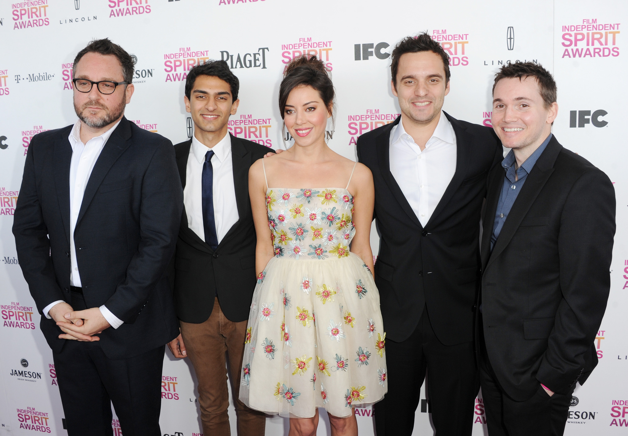 Colin Trevorrow, Derek Connolly, Jake Johnson, Aubrey Plaza, and Karan Soni