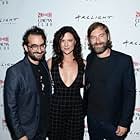 Jay Duplass, Jennifer Lafleur, and Mark Duplass at the LA premiere of MAD.