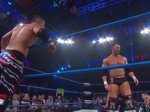 Wesley Richards, Nick Aldis, and Eddie Edwards in TNA iMPACT! Wrestling (2004)