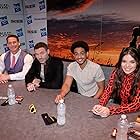 John Cena, Travis Knight, Hailee Steinfeld, Dylan O'Brien, and Jorge Lendeborg Jr. at an event for Bumblebee (2018)