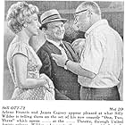 James Cagney, Billy Wilder, and Arlene Francis in One, Two, Three (1961)