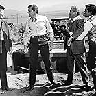 Edward Faulkner, Jack Kruschen, Perry Lopez, and Patrick Wayne in McLintock! (1963)