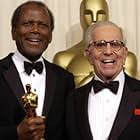 Sidney Poitier and Walter Mirisch at an event for The 74th Annual Academy Awards (2002)