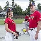 Chris Klein and Chelsey Reist in Benchwarmers 2: Breaking Balls (2019)