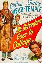 Shirley Temple and Clifton Webb in Mr. Belvedere Goes to College (1949)