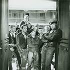 Marlon Brando, Wally Albright, Alvy Moore, and Jerry Paris in The Wild One (1953)