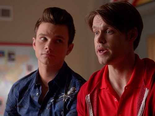 Chris Colfer and Chord Overstreet in Glee (2009)