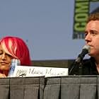 Jane Goldman and Mark Millar at an event for Kick-Ass (2010)